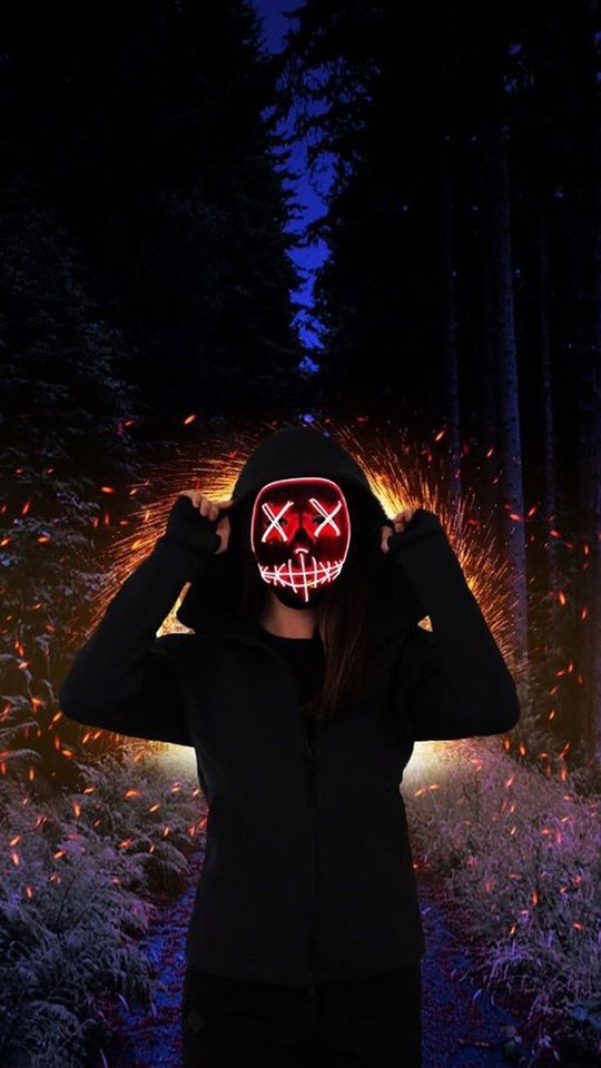 Mascara Led Halloween 🎃/envío gratis