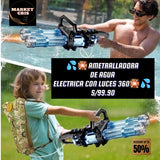 💦Juguéte de agua electrico con luces 🎇360💦