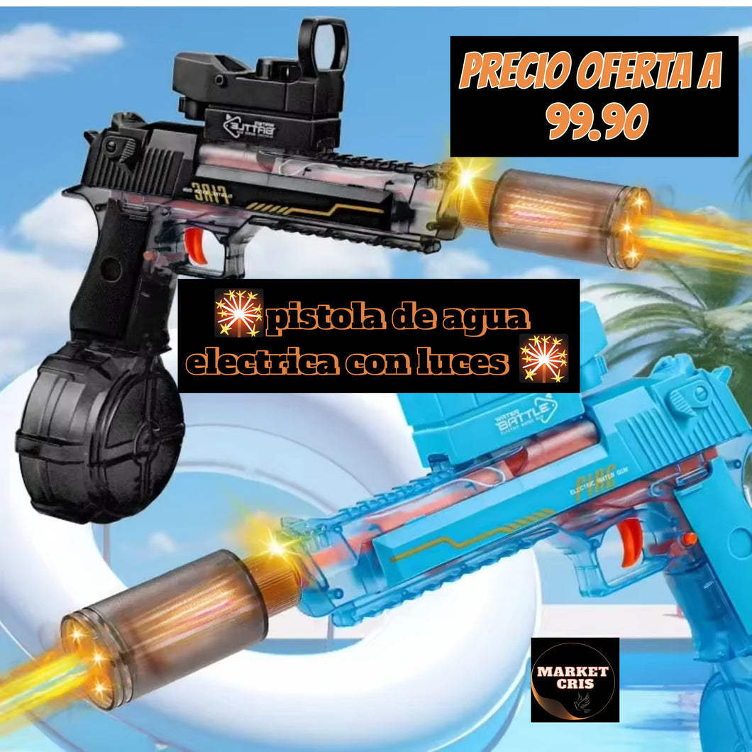 💦Juguéte de agua 💦 electrico  🎇 con luces🎇