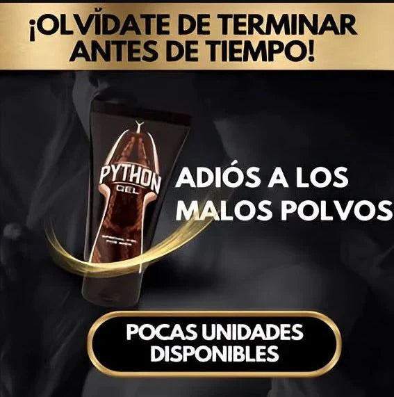 Python Gel™:Más volumen, más resistencia, más placer… ¡más de ti! 🐍🔥