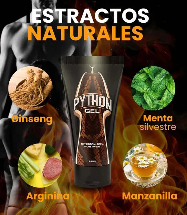 Python Gel™:Más volumen, más resistencia, más placer… ¡más de ti! 🐍🔥