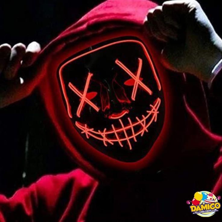 Mascara Led Halloween 🎃/envío gratis