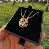 Collar sol y luna 100 idiomas (2x1)