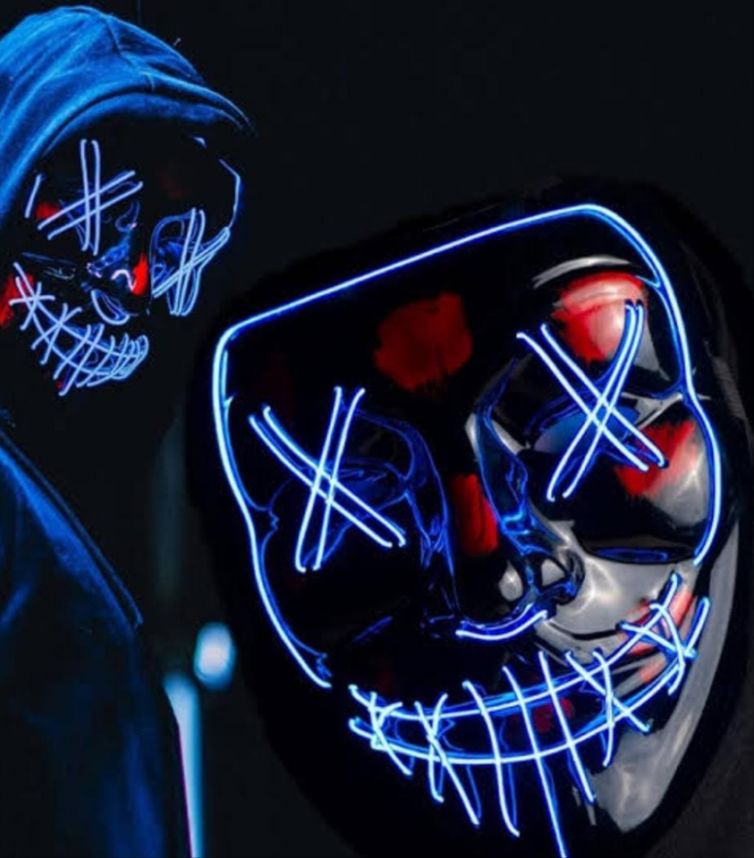 Mascara Led Halloween 🎃/envío gratis