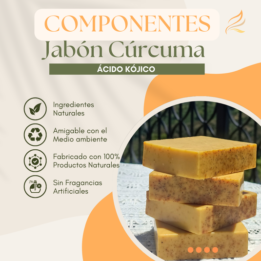 JABON DE CURCUMA               100 % natural