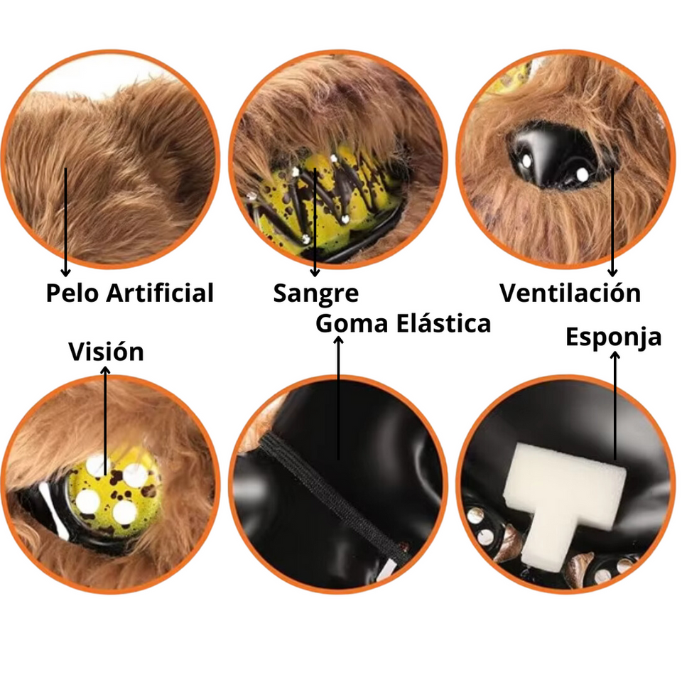 Máscara de halloween de os0