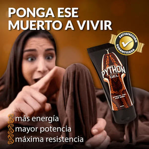 Python Gel™:Más volumen, más resistencia, más placer… ¡más de ti! 🐍🔥