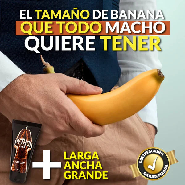 Python Gel™:Más volumen, más resistencia, más placer… ¡más de ti! 🐍🔥