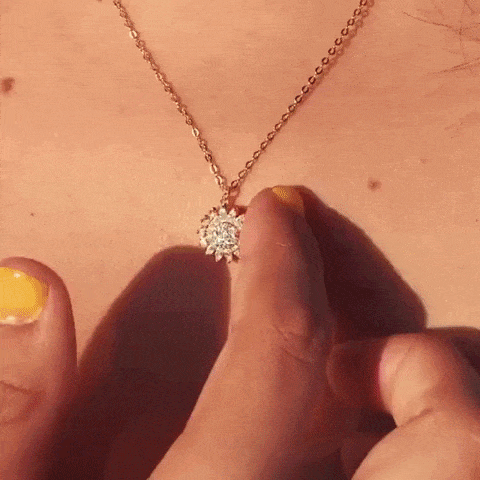 COLLAR GIRASOL 🌻 giratorio🌻